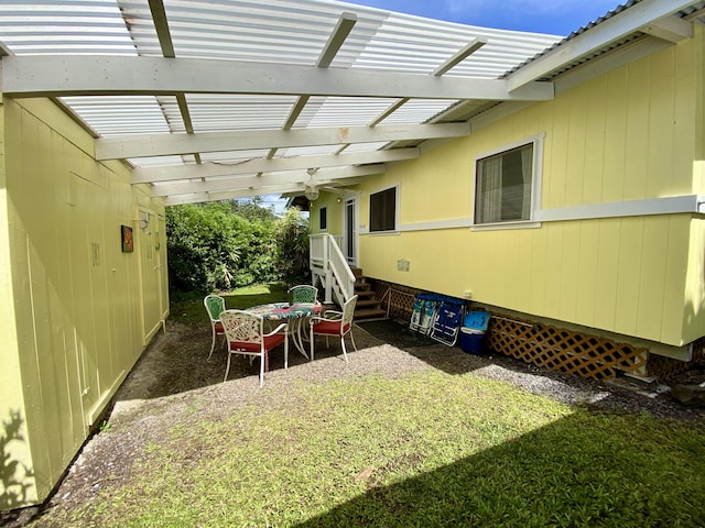 15-2037 24th Ave, Keaau, HI 96749 - view of yard featuring a pergola