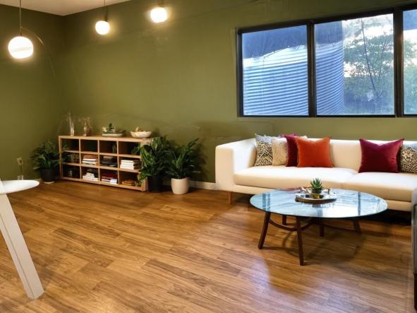 92-8305 Mamalahoa Hwy, Ocean View, HI 96737 - living room with wood finished floors and baseboards