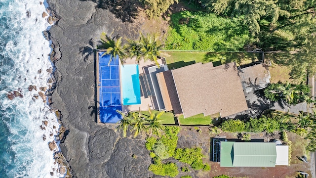 15-1023 Ala Heiau Rd, Keaau, HI 96749 - bird's eye view of a pool