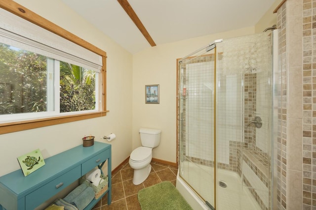 13-3571 Pomaikai St, Pahoa, HI 96778 - bathroom with a stall shower, toilet, and tile patterned floors