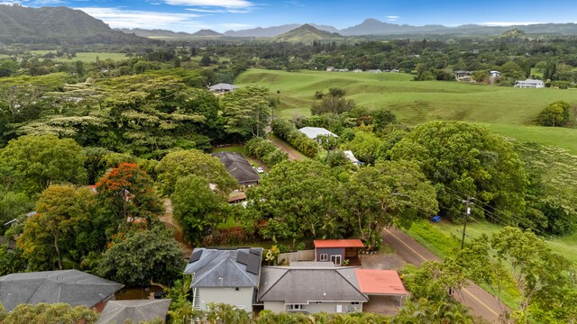 6450 Olohena Rd, Kapaa, HI 96746 - bird's eye view of a mountain backdrop