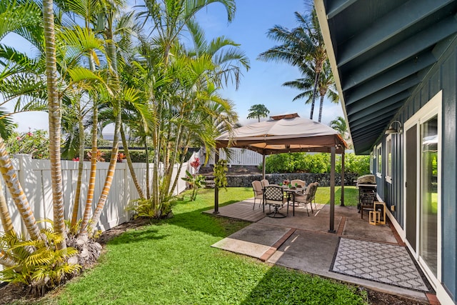 73-1060 Kuuleialoha Cir, Kailua-Kona, HI 96740 - view of yard with a gazebo and a patio