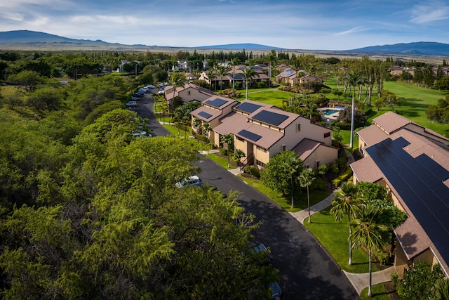 68-3840 Lua Kula St Unit D200, Waikoloa, HI 96738 - aerial view of residential area with a mountain backdrop