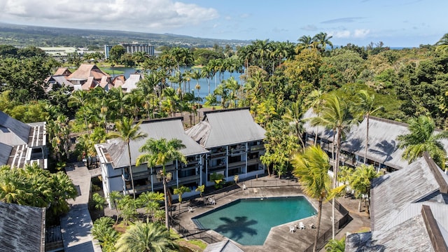 400 Hualani St Unit 1205, Hilo, HI 96720 - aerial view of a pool