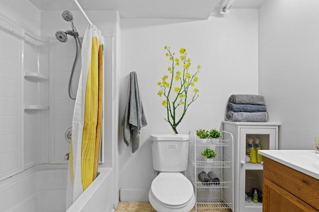 400 Hualani St Unit 1205, Hilo, HI 96720 - bathroom featuring vanity, shower / bath combo, and toilet