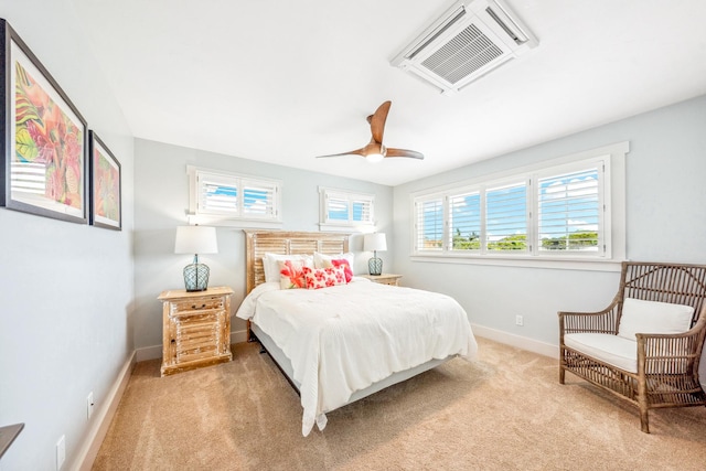 2344 Halalii Pl, Koloa, HI 96756 - carpeted bedroom featuring baseboards and a ceiling fan