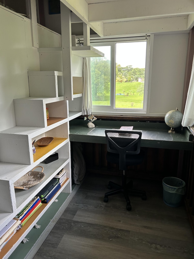 6670-G Kahuna Rd Unit 2, Kapaa, HI 96746 - office featuring wood finished floors