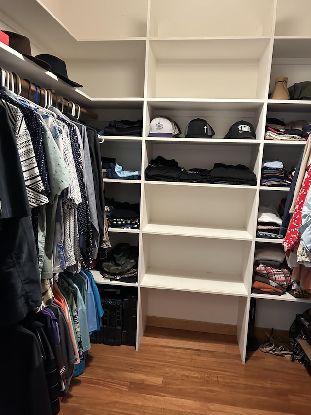 6670-G Kahuna Rd Unit 2, Kapaa, HI 96746 - spacious closet featuring wood finished floors
