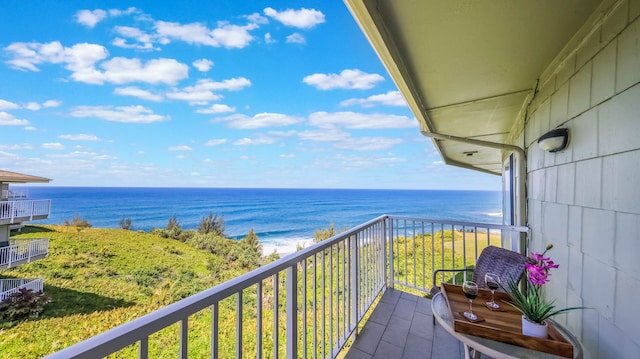 3780 Edward Rd Unit 5301, Princeville, HI 96722 - balcony with a water view