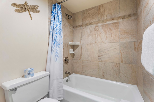 75-6040 Alii Dr Unit 504, Kailua-Kona, HI 96740 - full bathroom featuring toilet and shower / bath combination with curtain