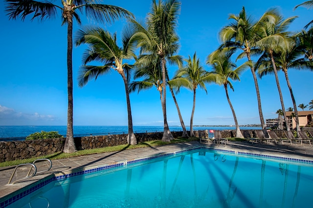 75-6040 Alii Dr Unit 504, Kailua-Kona, HI 96740 - community pool featuring a water view