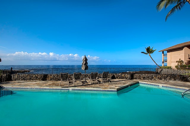 75-6040 Alii Dr Unit 504, Kailua-Kona, HI 96740 - view of pool with a water view