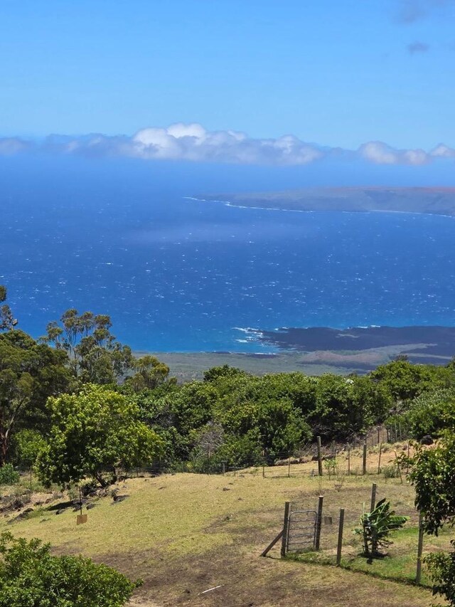 2239 Upper Kanaio Rd, Kula, HI 96790 - mountain view with a nearby body of water