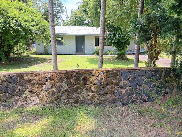 15-2713 Manalo St, Pahoa, HI 96778 - view of front of home featuring a front lawn
