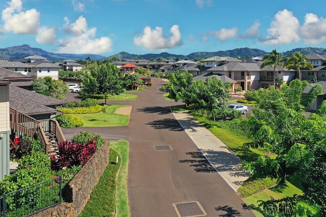 2611 Kiahuna Plantation Dr Unit 15G, Koloa, HI 96756 - view of community featuring a residential view, a mountain view, and stairs