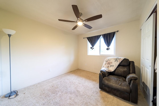 15-1702 11th Ave, Keaau, HI 96749 - sitting room with carpet and ceiling fan