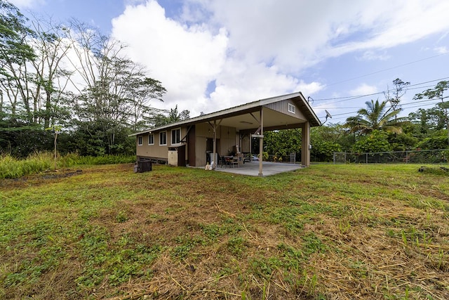 15-1702 11th Ave, Keaau, HI 96749 - rear view of property with a patio
