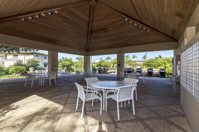69-1010 Keana Pl Unit A104, Waikoloa, HI 96738 - view of patio / terrace featuring outdoor dining area and a grill