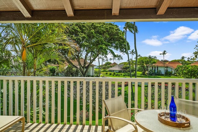 2253 Poipu Rd Unit 67, Koloa, HI 96756 - balcony with a residential view