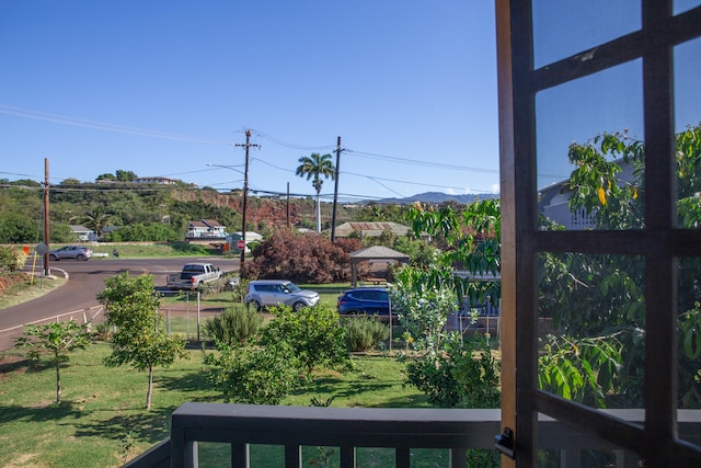 4486 Iona Rd, Hanapepe, HI 96716 - balcony featuring a mountain view