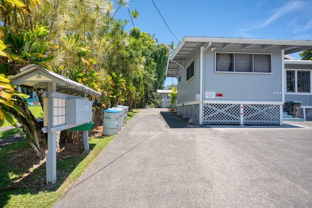 332 Kauila St Unit 1-4, Hilo, HI 96720 - view of property exterior with mail area