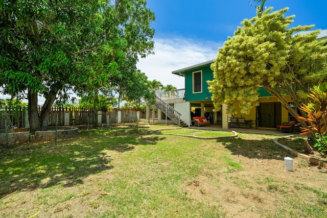 8562-B Elepaio Rd, Kekaha, HI 96752 - view of yard with a patio and stairs