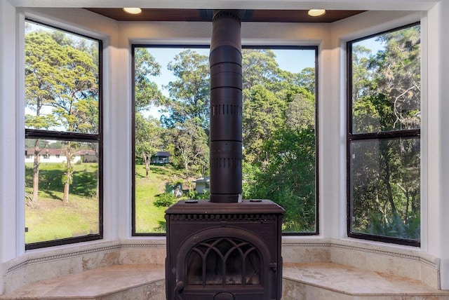 45-1070 Kalehua Rd, Honokaa, HI 96727 - detailed view of a wood stove