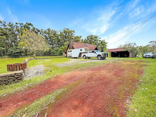 94-2664 Lorenzo Rd, Naalehu, HI 96772 - view of yard