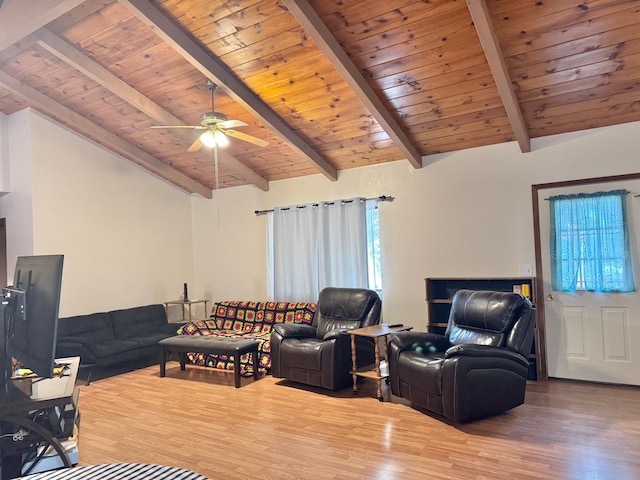 92-8802 Paradise Pkwy, Ocean View, HI 96737 - living room with wood finished floors, wood ceiling, and a ceiling fan