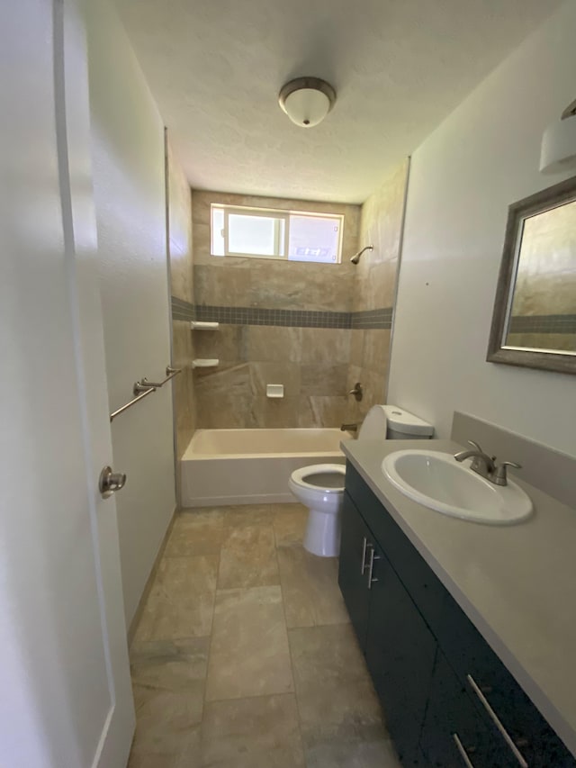 15-1509 22nd Ave, Keaau, HI 96749 - full bath with toilet, vanity, shower / bath combination, and tile patterned flooring
