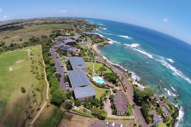 5017 Lawai Rd Unit C202, Koloa, HI 96756 - aerial overview of property's location with expansive coastline