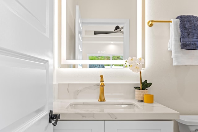 16-2072 Bamboo Dr, Pahoa, HI 96778 - half bathroom with vanity and toilet
