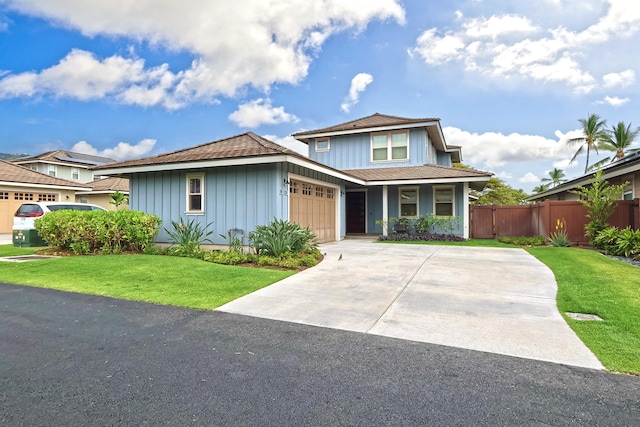 78-120 Holuakai St, Kailua-Kona, HI 96740 - traditional-style home featuring board and batten siding, a garage, concrete driveway, and a porch