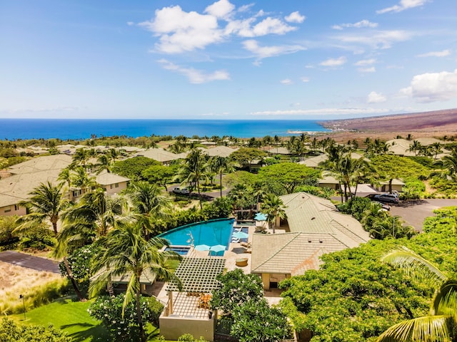 62-3600 Amaui Pl Unit F102, Kamuela, HI 96743 - bird's eye view of a pool and a nearby body of water