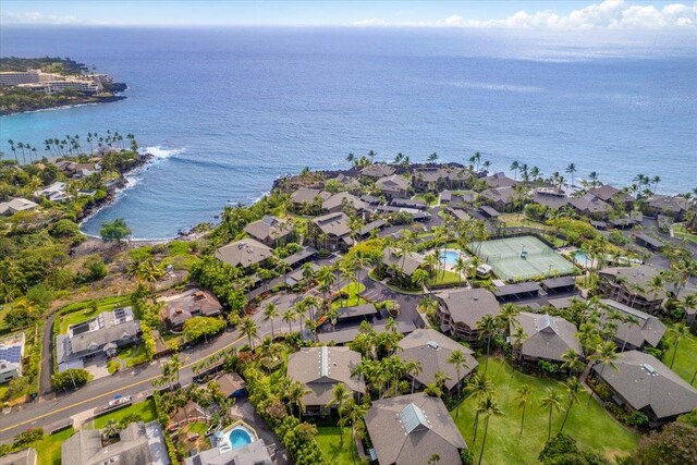 78-261 Manukai St Unit 3403, Kailua-Kona, HI 96740 - aerial perspective of suburban area with a nearby body of water