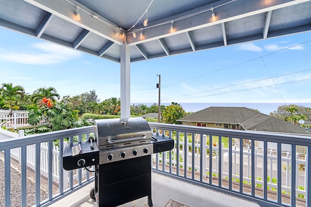 73-4100 Kulanui Pl, Kailua-Kona, HI 96740 - balcony with grilling area