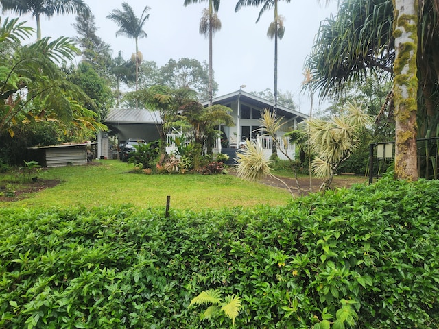 16-2126 Sugarcane Ln, Pahoa, HI 96778 - view of green lawn
