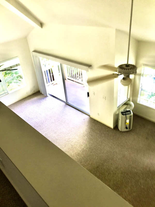 1831 Poipu Rd Unit 324, Koloa, HI 96756 - detailed view of beam ceiling and carpet flooring