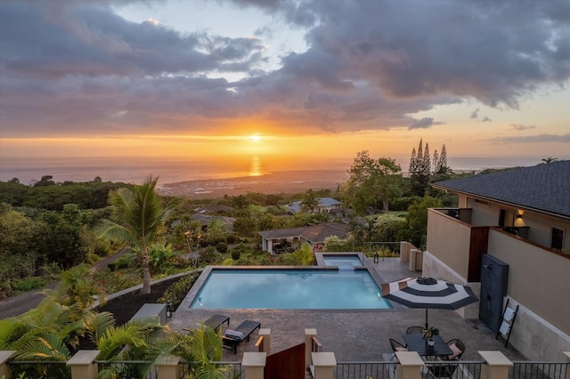 75-2620 Keopu Lani Rd, Holualoa, HI 96725 - view of swimming pool featuring a patio area and an infinity pool