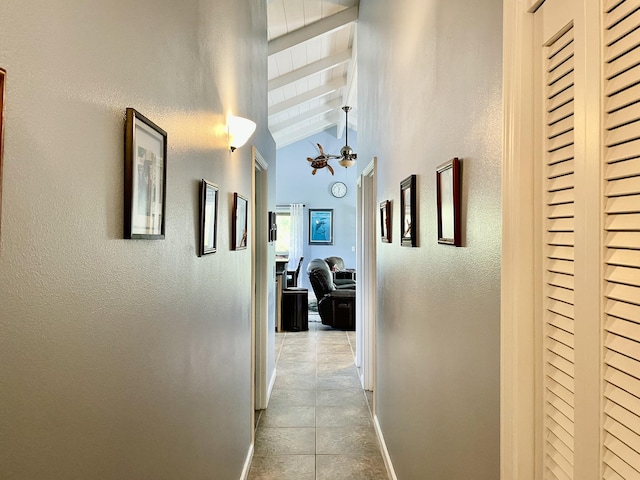 92-8414 Bamboo Ln, Ocean View, HI 96737 - hallway with baseboards and tile patterned floors