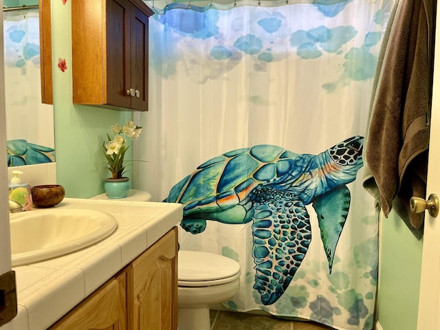 92-8414 Bamboo Ln, Ocean View, HI 96737 - full bathroom with vanity and toilet