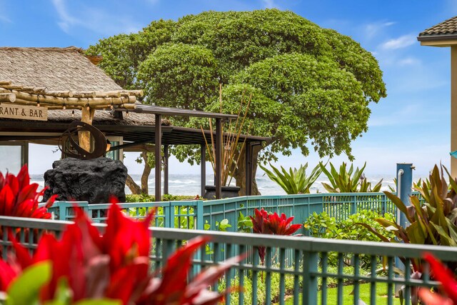 4-820 Kuhio Hwy Unit A101, Kapaa, HI 96746 - exterior space with a water view