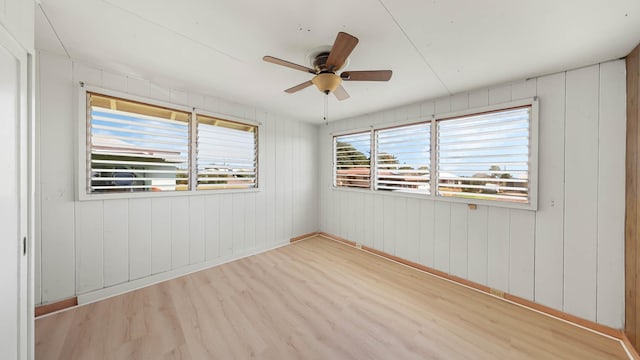 267 Hookipa Rd, Kapaa, HI 96746 - unfurnished room featuring wood finished floors, a ceiling fan, and baseboards