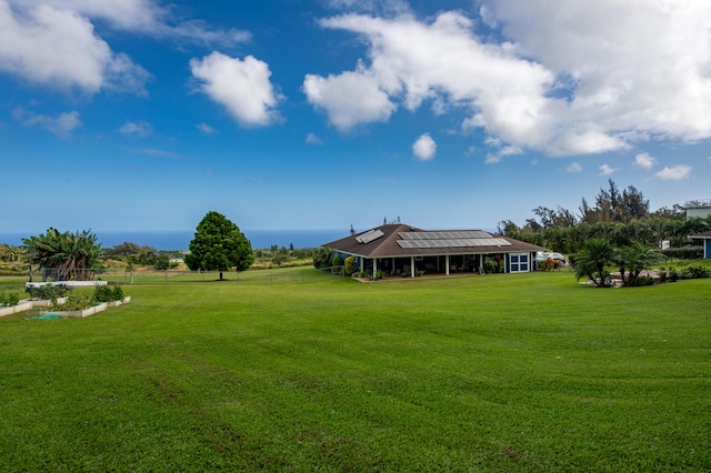 54-2319 Kynnersley Rd, Kapaau, HI 96755 - view of green lawn featuring a vegetable garden