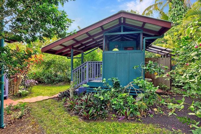 12-7003 Kaihulali St, Pahoa, HI 96778 - view of outbuilding