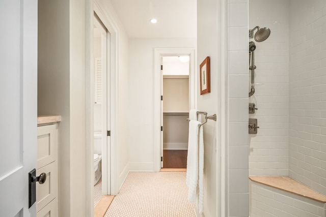 2640 Uluwehi St, Koloa, HI 96756 - corridor with light tile patterned flooring and recessed lighting
