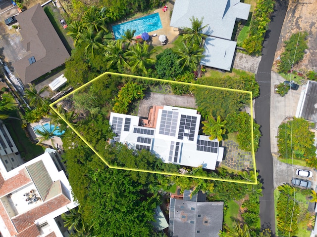 78-134 Holua Rd, Kailua-Kona, HI 96740 - view of property location featuring property boundaries highlighted and a pool area