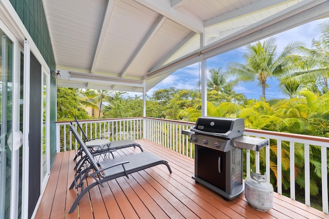 78-134 Holua Rd, Kailua-Kona, HI 96740 - deck with area for grilling