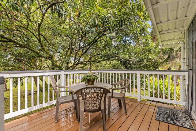 15-1518 20th Ave, Hilo, HI 96749 - deck featuring outdoor dining space