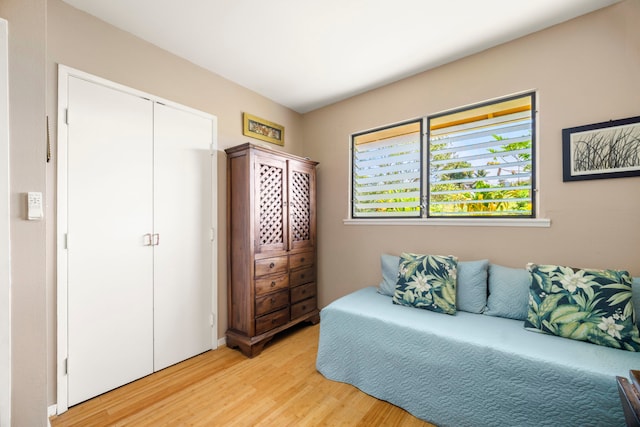 4911 Aliali Rd Unit 0002, Kapaa, HI 96746 - bedroom with light wood-type flooring and a closet